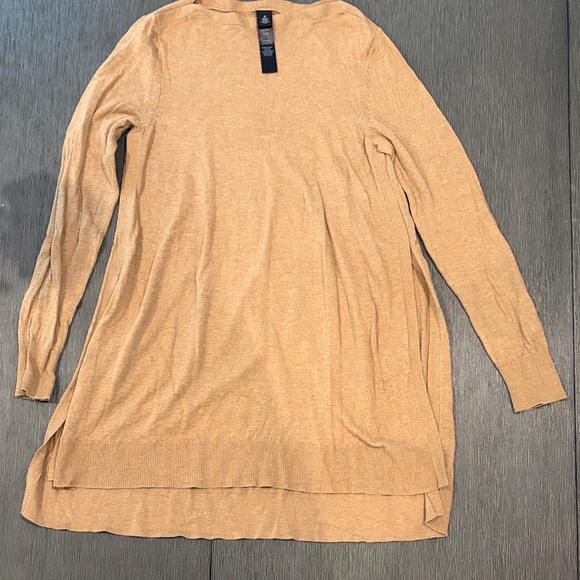 Chico's Black Label Camel Brown Crew Neck women’s Sweater size 0 - Picture 1 of 5